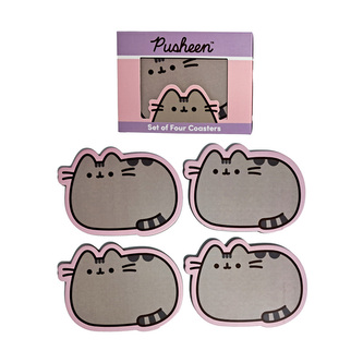 Sada 4 podtácků - Kočka Pusheen