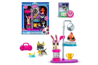 Littlest Pet Shop Disco Set 3 Figurky