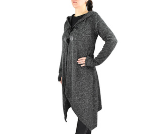 Kardigan PIM, knoflíky s poutkem, šedý Kardigan PIM, knoflíky s poutkem, šedý