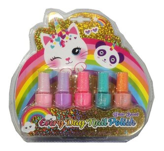 Zestaw piękności lakiery do paznokci