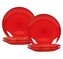 HIT Jídelní sada talířů 6 ks 27 cm červené RUBY RED HT-24326398