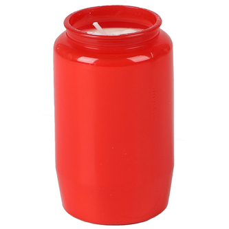 DOCHTMANN Hřbitovní svíčka červená 50h bez víčka