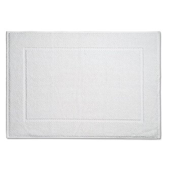 KELA Koupelnová předložka LAVINIA 100% biobavlna bílá 50x70 cm KL-23910