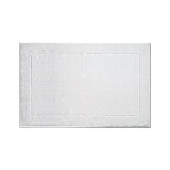 KELA Koupelnová předložka LAVINIA 100% biobavlna bílá 60x100 cm KL-23914