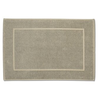 KELA Koupelnová předložka LAVINIA 100% biobavlna béžová 50x70 cm KL-23908