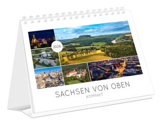 Kalender Sachsen von oben kompakt 2026