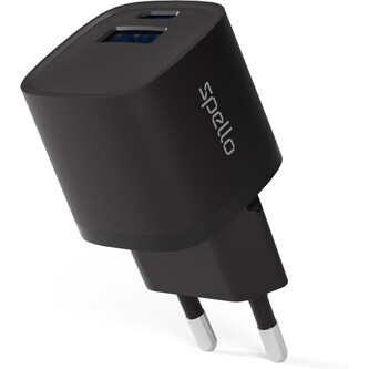 Spello ForceBoost GaN 20W nabíjecí adaptér černý