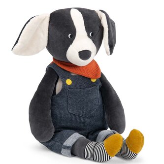 MOULIN ROTY Velký plyšový pes Puce & Pilou