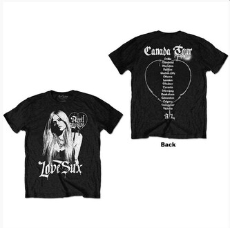 Tričko Avril Lavigne - Love Sux, M
