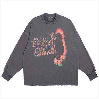 Tričko Billie Eilish - Neon Silhouette, XL