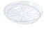 Miska pod květináč Coubi transparentní, varianta 17,5 cm