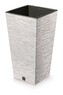 Květináč FUSU ECO II bílý, varianta 26,5 cm