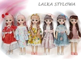 Lalka stylowa zginane ręce i nogi 29cm MIX