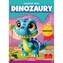 Ko0lorowanka Kolorowy świat Dinozaury z naklejkami