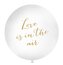 Balon Love is in the air 1m biały