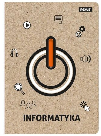 Zeszyt tematyczny A5/58K kratka Informatyka