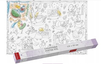 Kolorowanka Podłogowa XXL. Królewny