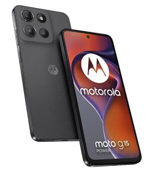 Motorola Moto G15 Power  8+256GB DS GSM tel. Gravity Grey (Vegan Leather)