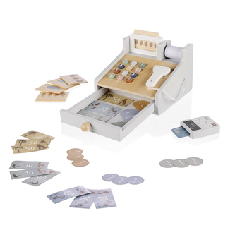 Dřevěná pokladna set Dřevěná pokladna set