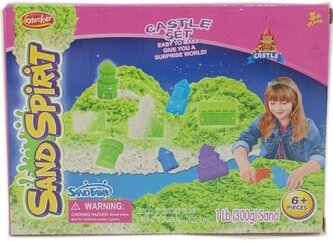 Magiczny piasek świecący w ciemności z foremkami