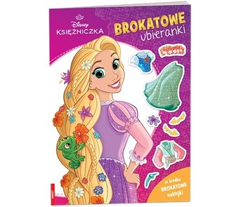 Disney Księżniczka. Brokatowe Ubieranki