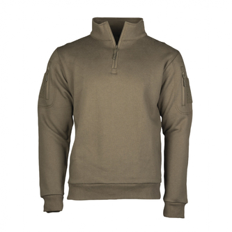 Mikina Mil-Tec Tactical Sweatshirt - olivová, XL