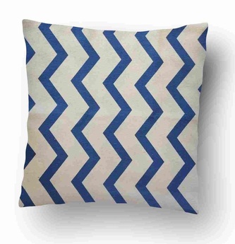 Povlak na polštářek Vlnky modré 40x40 cm (16) - zvýhodněný produkt