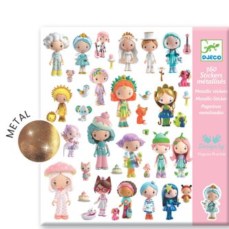 DJECO Samolepky metalické Tinyly