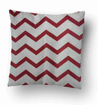 Povlak na polštářek Vlnky červené - 40x40 cm (44) - zvýhodněný produkt