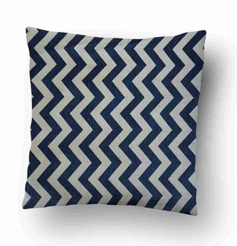 Povlak na polštářek Geometry modrý 4 - 40x40 cm (48) - zvýhodněný produkt