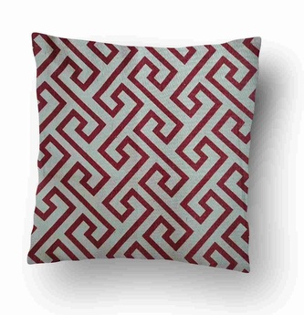 Povlak na polštářek Geometry červený 1 - 40x40 cm (41) - zvýhodněný produkt