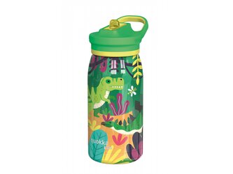 Nerezová termoláhev s pítkem Pop Kids Dinosaurus Jungle 445 ml
