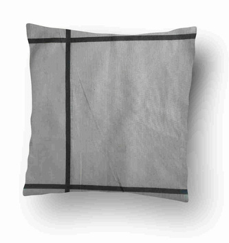 Povlak na polštářek Pruh šedý 40x40 cm (24) - zvýhodněný produkt