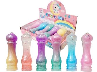 Slime kolorowy z brokatem MIX