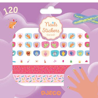 DJECO Samolepky na nehty - Happy Birthday