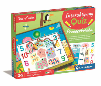 Clementoni Interaktywny quiz przedszkolaka 50940