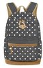 Plecak młodzieżowy Basic kropki szary