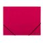 Teczka z gumką A4 PP narożną różowa