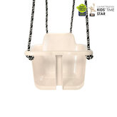 PLASTO Huśtawka dziecięca ze sznurkami max 25kg Kolor soft neutral PLA1639