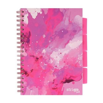 Kołozeszyt Pads B5/100K kratka Fusion różowy