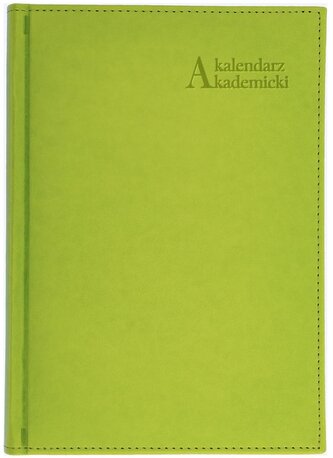 Kalendarz akad. 2025/2026 A5 tyg. Vivella seledyn