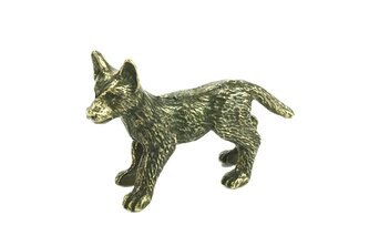 Figurka metalowa Wilk ABINO