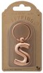 Metalowy brelok do kluczy litera S Keyring