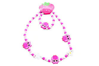 Náhrdelník+náramek sovičky 12/bal