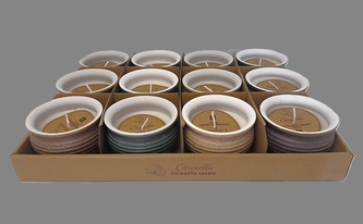 Svíčka citronella v kalíšku velká