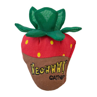 Yeowww Jahoda plněná bio šantou - mléčná čokoláda