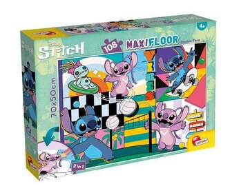 Lisciani Disney Puzzle DF Maxi Floor 108 Stitch