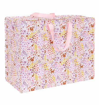 A Little Lovely Company - XL úložná taška - květinová zahrada