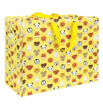 A Little Lovely Company - XL úložná taška - zvířecí kamarádi