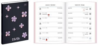 Kalendarz szkolny zeszytowy 25/26 B6/48K Chrome